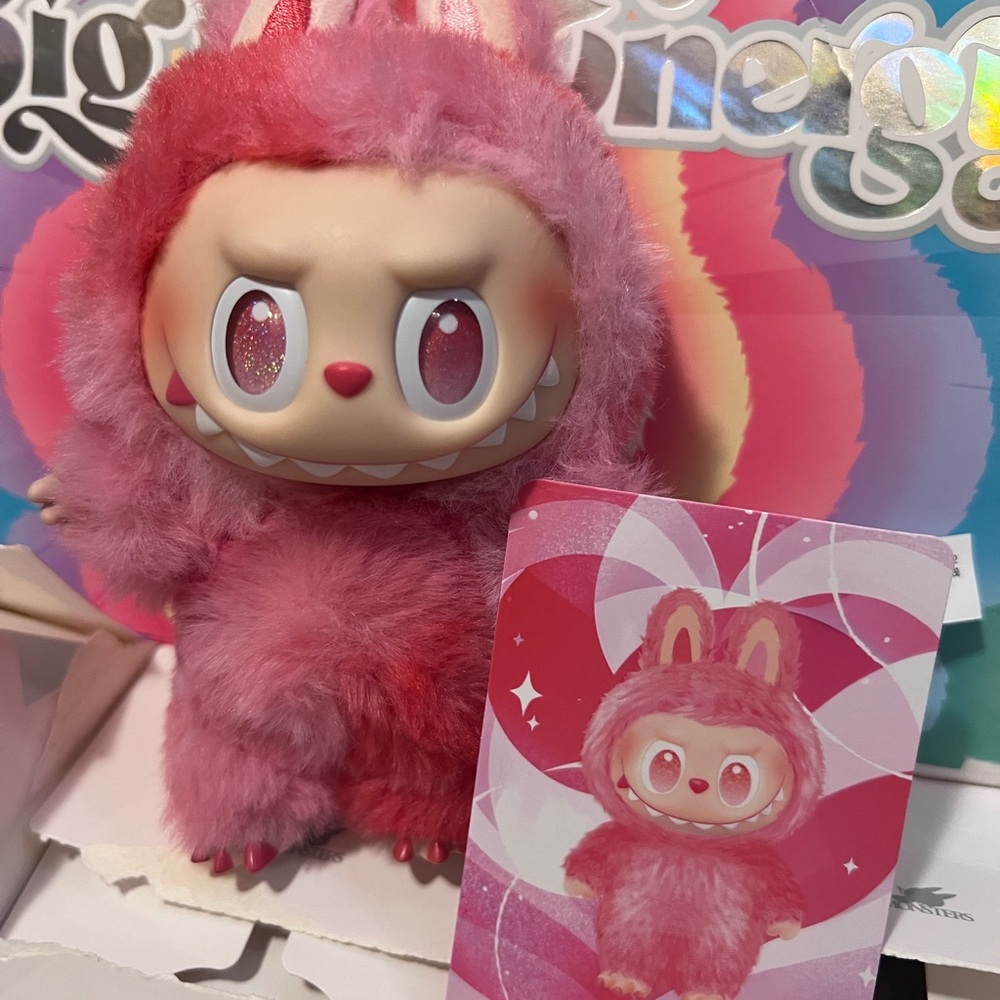 Authentic Big Into Energy Labubu from Popmart “LOVE”